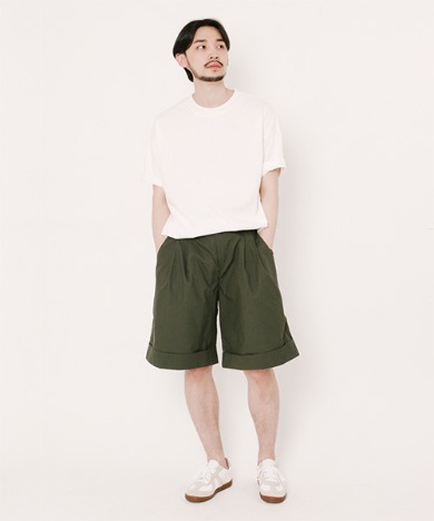 Tommy Turn Up Shorts Hunter Green